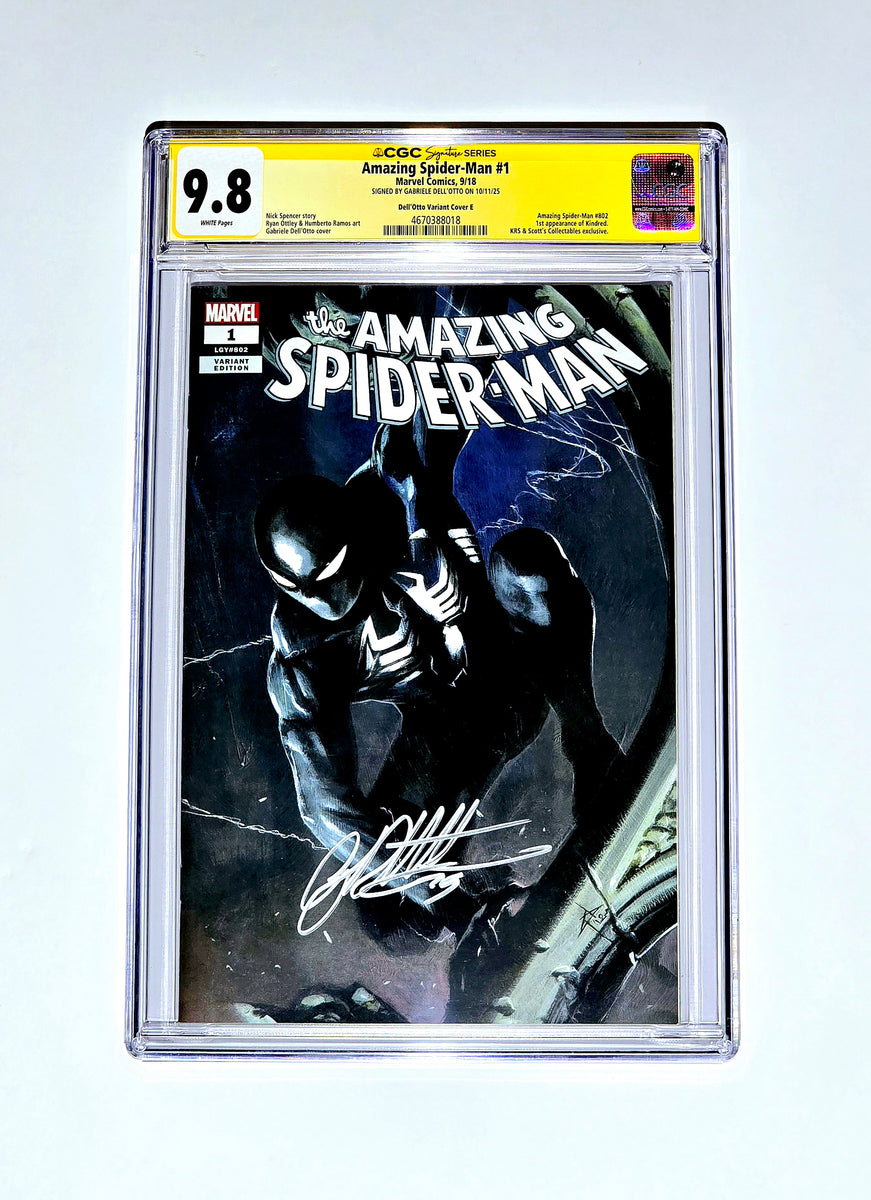 Amazing Spiderman #1 Dell Otto Variant CGC SS (NOT JSA) – Broke