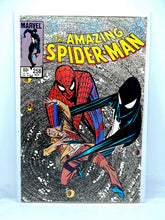 Load image into Gallery viewer, Comic book cover featuring Spider-Man with a silver and black pattern