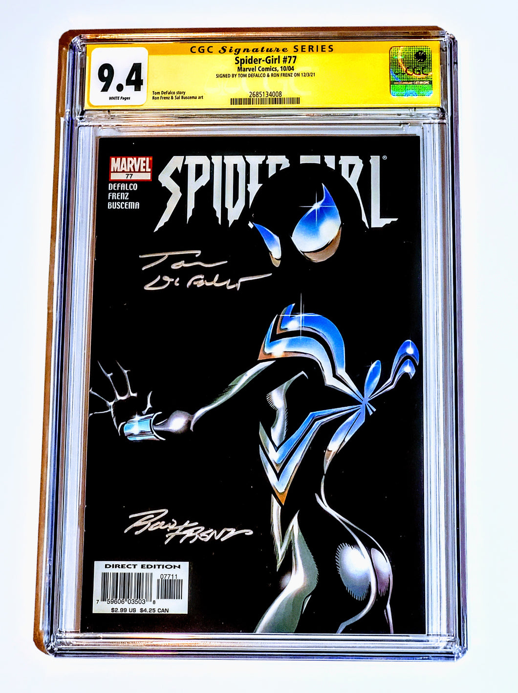 Spider-Girl #77 CGC SS 2X Signed