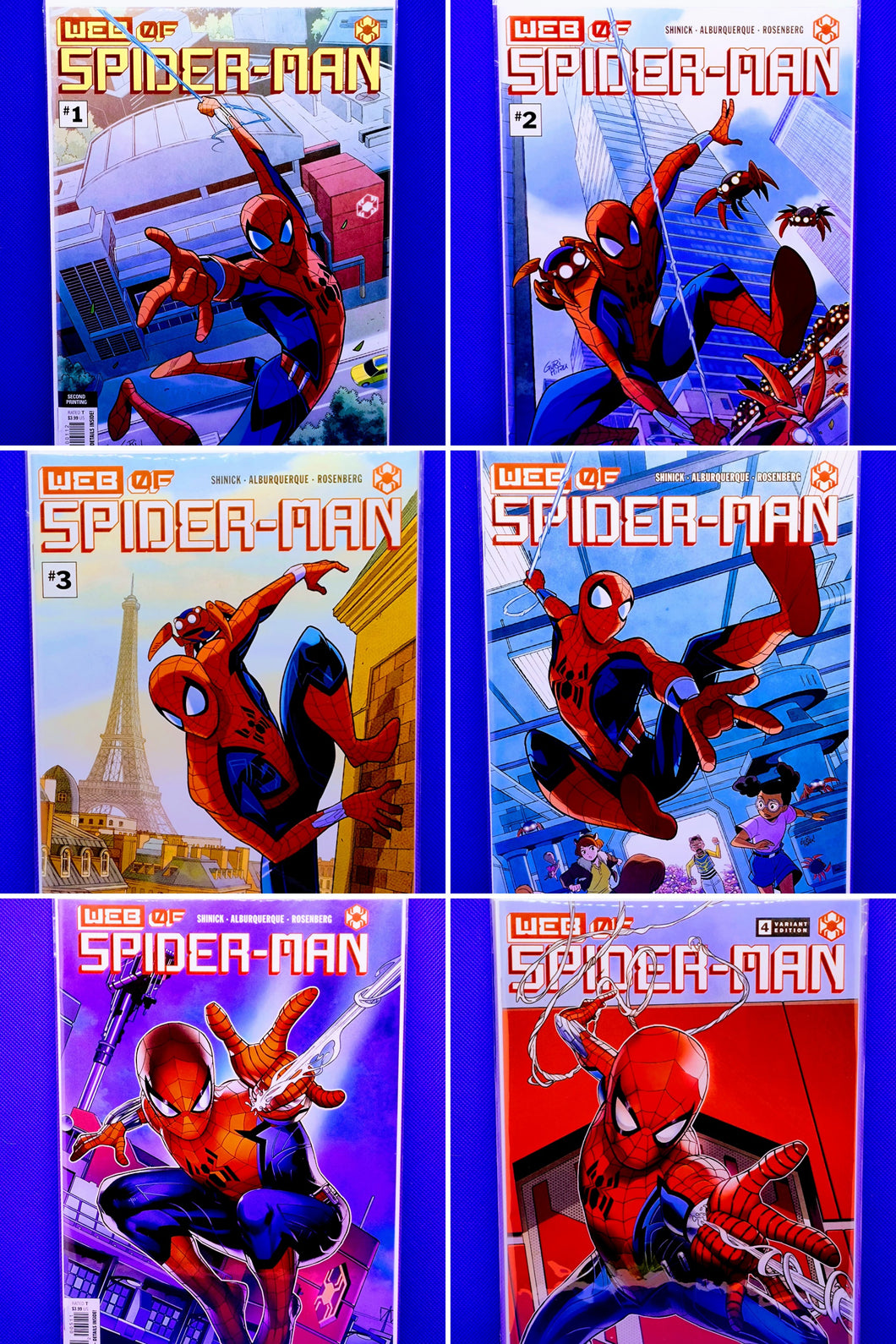 Web of Spiderman #1-#5