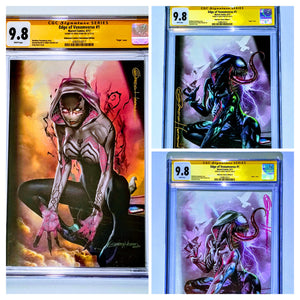 Edge Of Venomverse #1 CGC SS Bundle