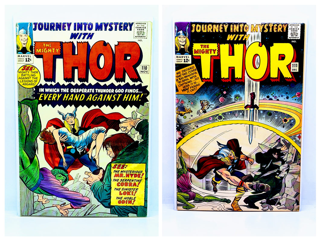Journey Into Mystery: Thor #110 & #111 Set