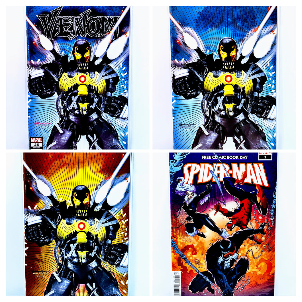 Venom #25 Variant Set & FCBD 2020 (1st cover App. set)