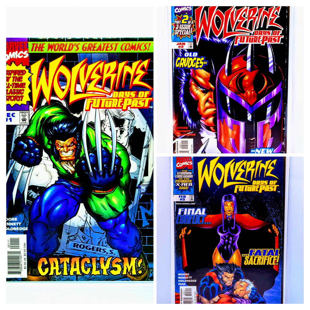 Wolverine: Days Of Future Past #1-#3 Mini-Series