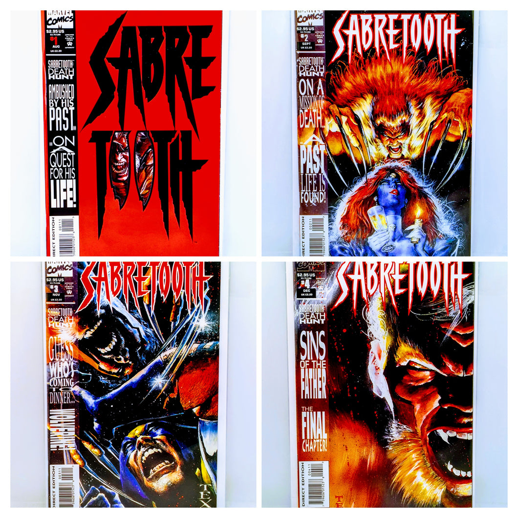 Sabertooth #1-#4 Complete Miniseries