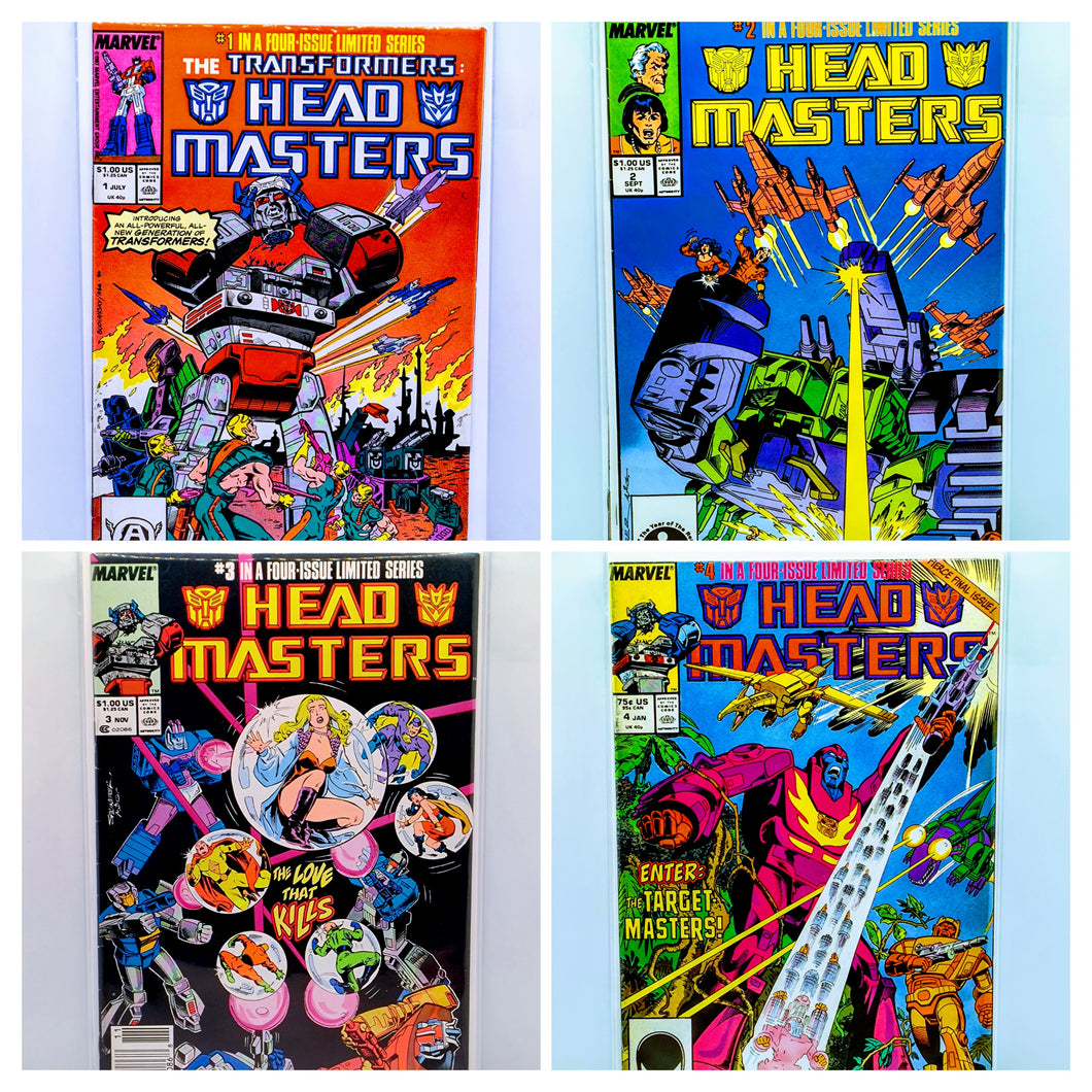 Transformers: Headmasters #1-#4 Mini-Series