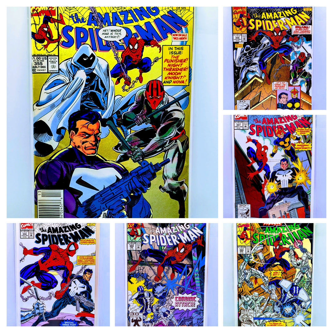 The Amazing Spiderman #355-#360 Bundle Set