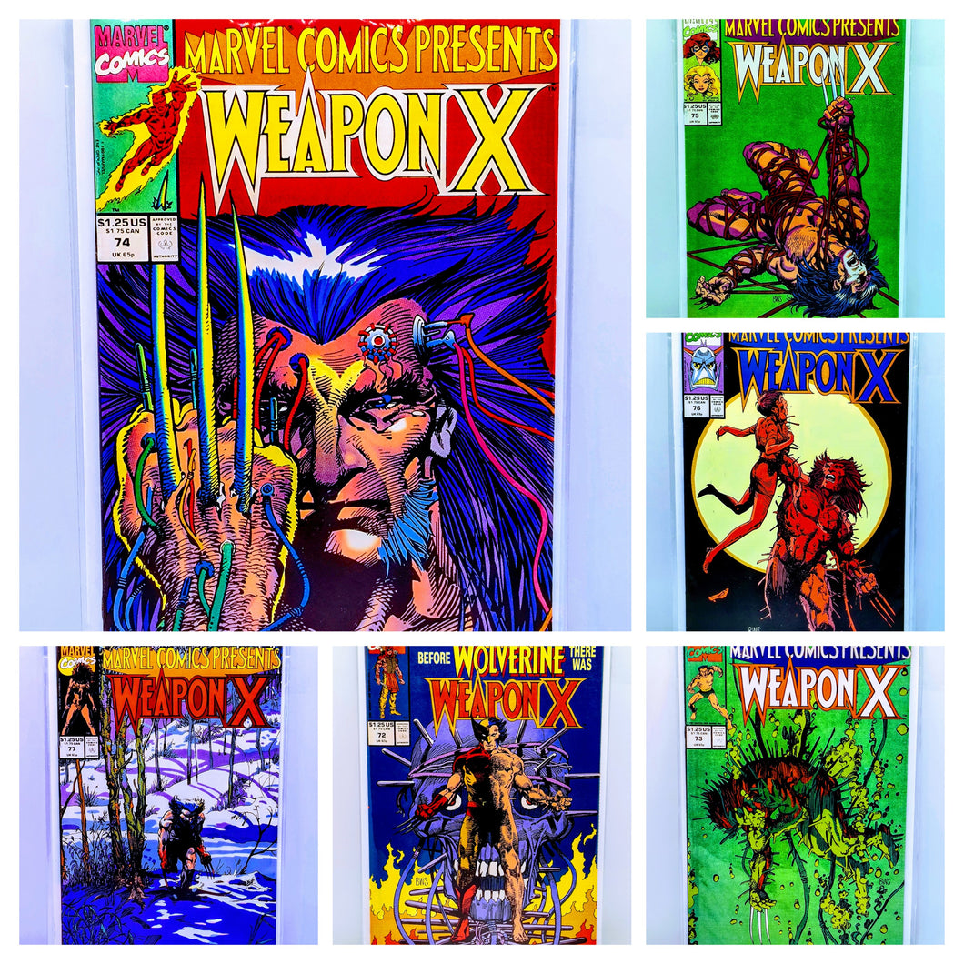 Marvel Comics Presents: Wolverine/Weapon-X #72-#80 Bundle Set