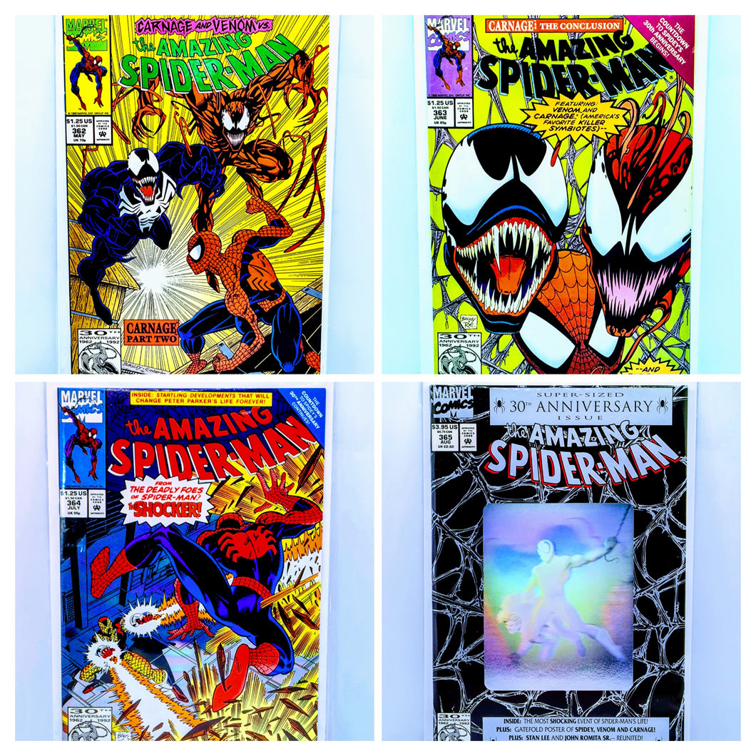 The Amazing Spiderman #362-#365 Bundle Set