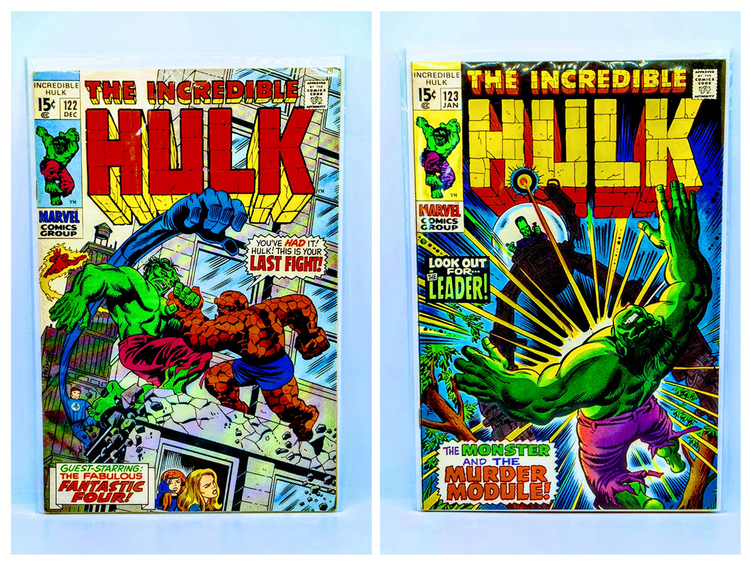 The Incredible Hulk #122 & #123 Bundle Set