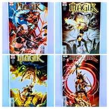 Load image into Gallery viewer, Four comic book covers featuring a character named &#39;Il&#39;agik&#39; on a light blue background.
