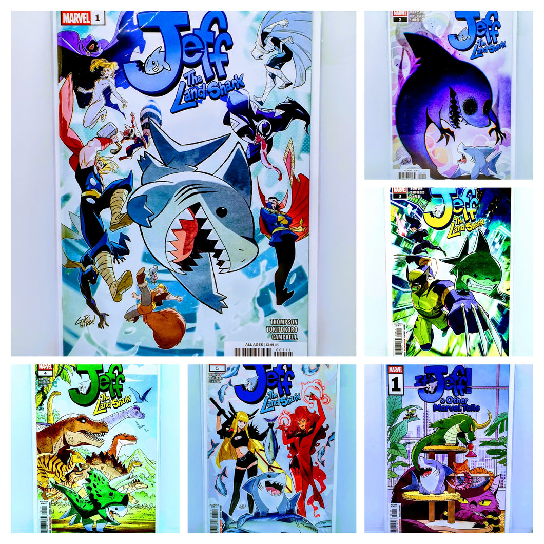 Jeff The Land Shark #1-#5 & Its Jeff & Other Marvel Tales 1 Shot