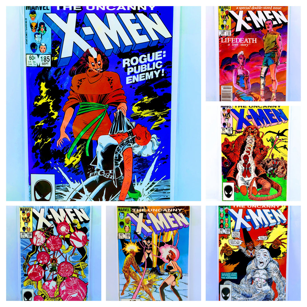 The Uncanny X-Men #185-#190 Bundle Set
