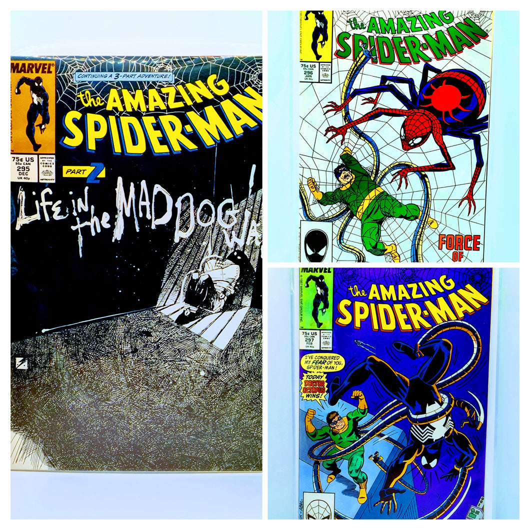 The Amazing Spiderman #295-#297 Bundle Set