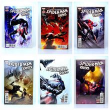 Load image into Gallery viewer, Six comic book covers featuring Spider-Man from the series 'Spider-Man 2099'.
