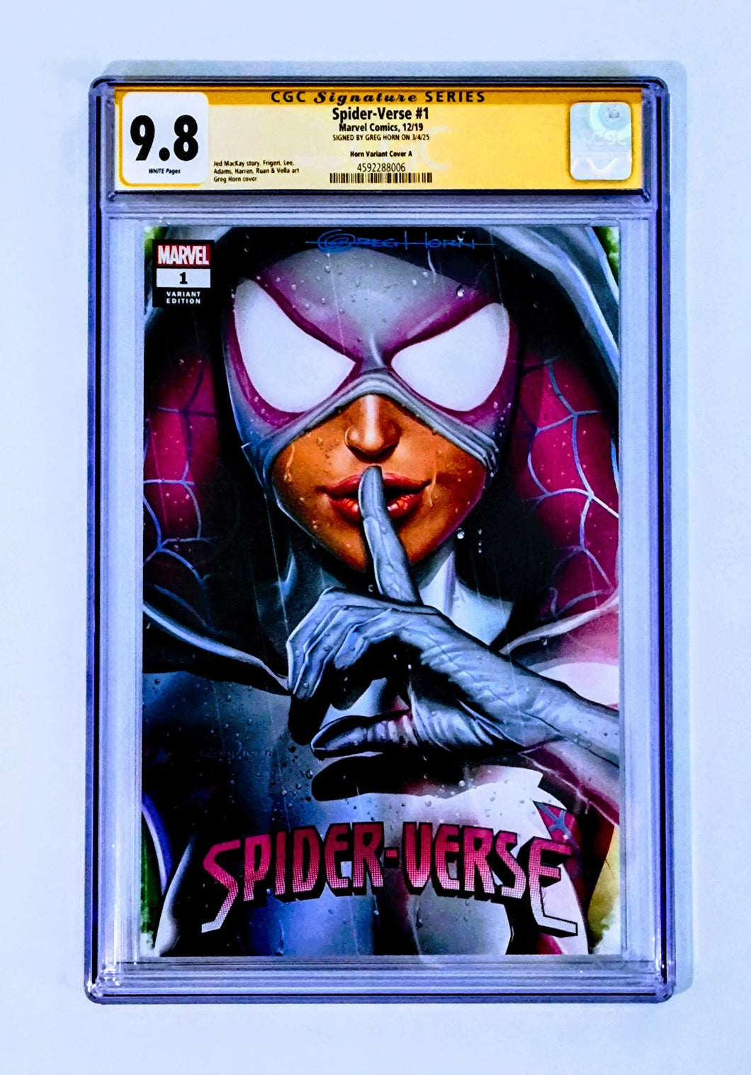 Spiderverse #1 Exclusive Variant CGC SS
