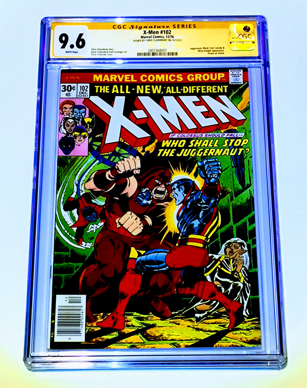 The Uncanny X-Men #102 CGC SS