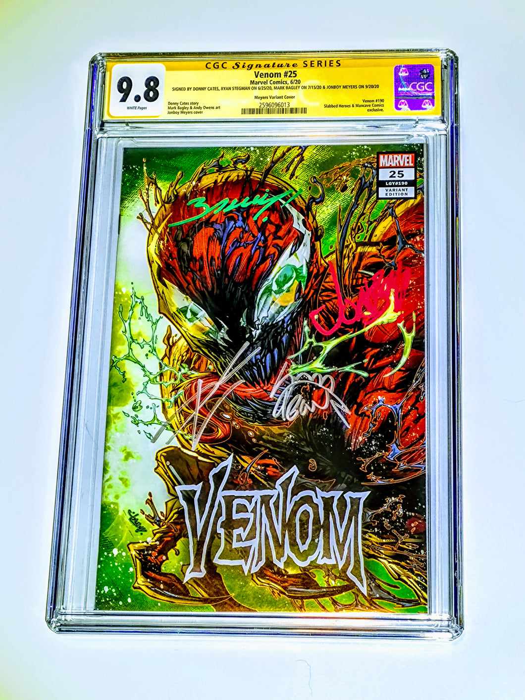 Venom #25 Jonboy Meyers Variant CGC SS