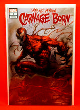 Load image into Gallery viewer, Web of Venom Carnage Born Parrillo Variant set
