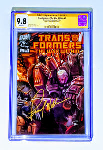 Transformers: The War Within #2 CGC SS