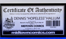 Load image into Gallery viewer, Spiderman: City At War #1 Signed by Dennis &quot;Hopeless&quot; Hallum
