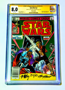 Star Wars #71 CGC SS 2X Signed