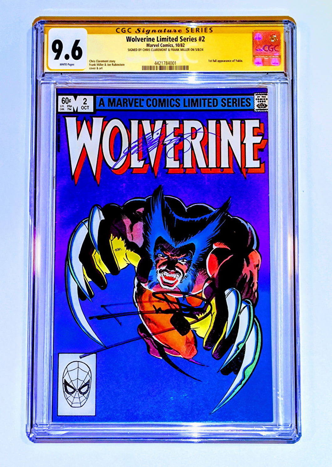 Wolverine #2 CGC SS 2X Signed