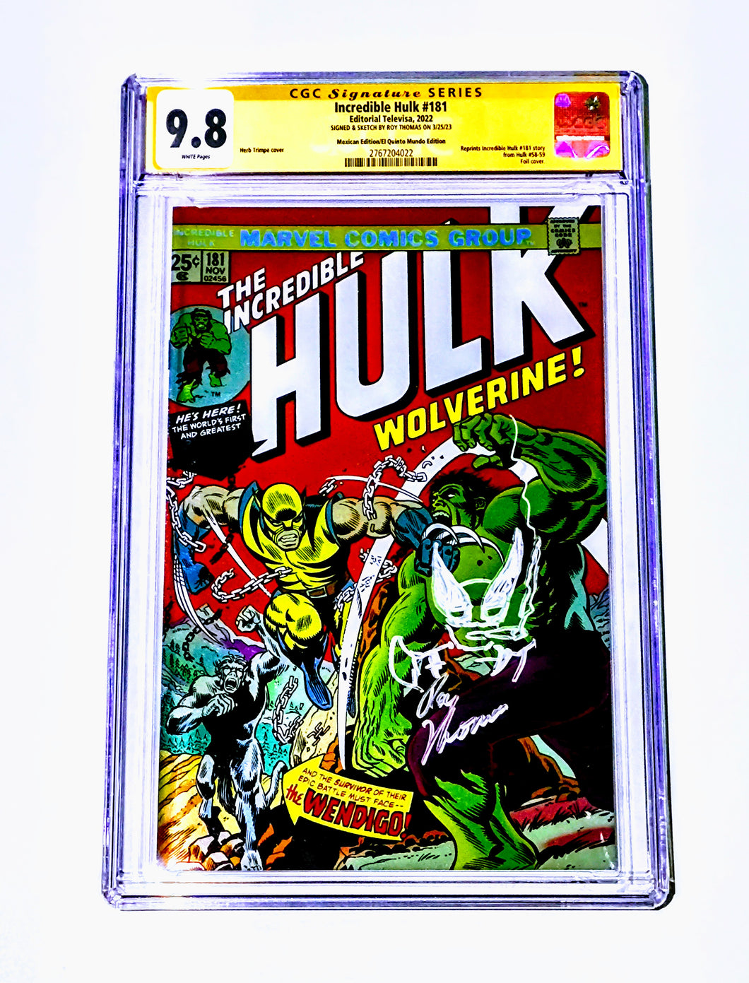 The Incredible Hulk #181 Foil Variant CGC SS