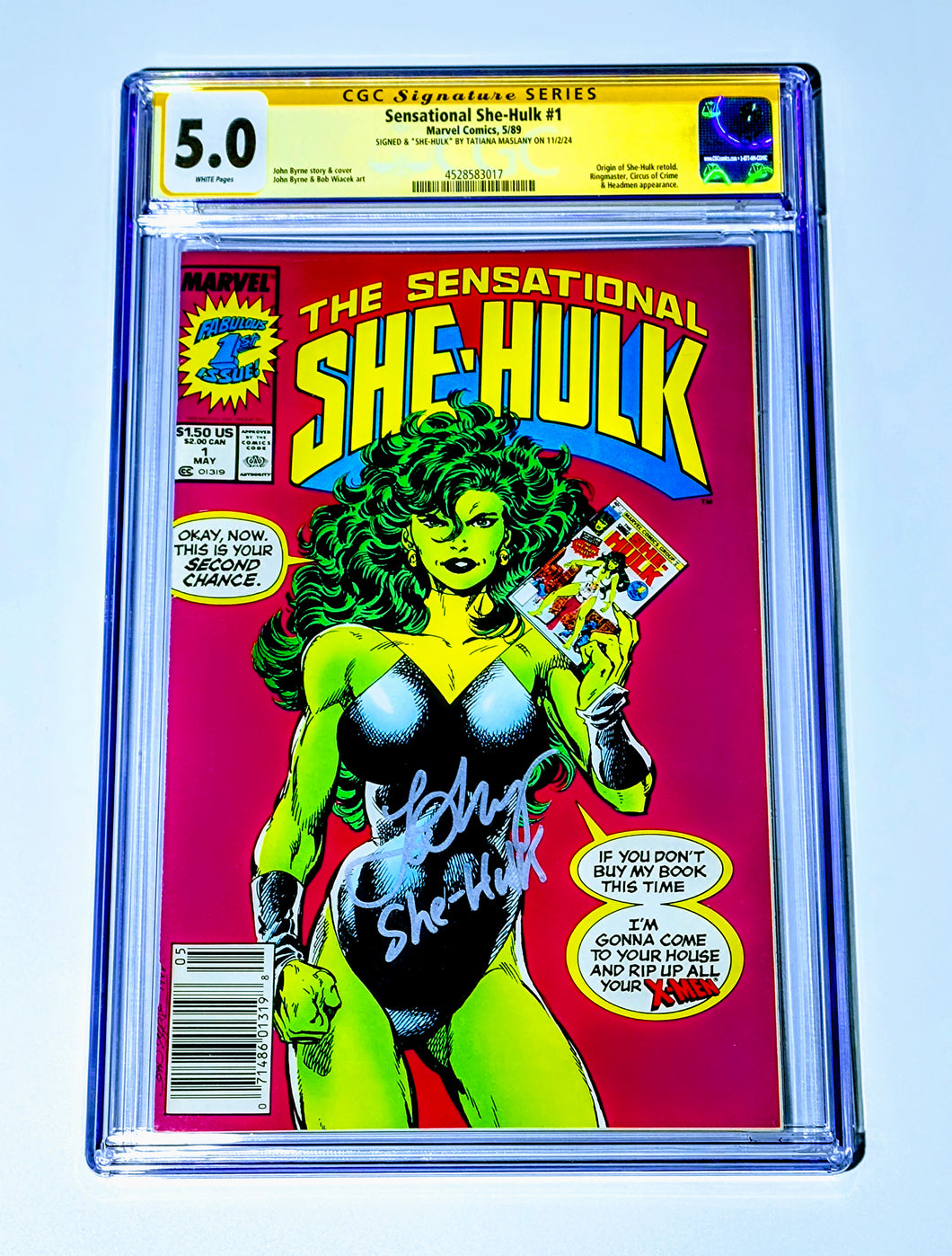 The Sensational She-Hulk #1 CGC SS