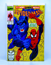 Load image into Gallery viewer, Comic book cover featuring Spider-Man and a blue creature with &#39;Marvel Comics&#39; branding.

