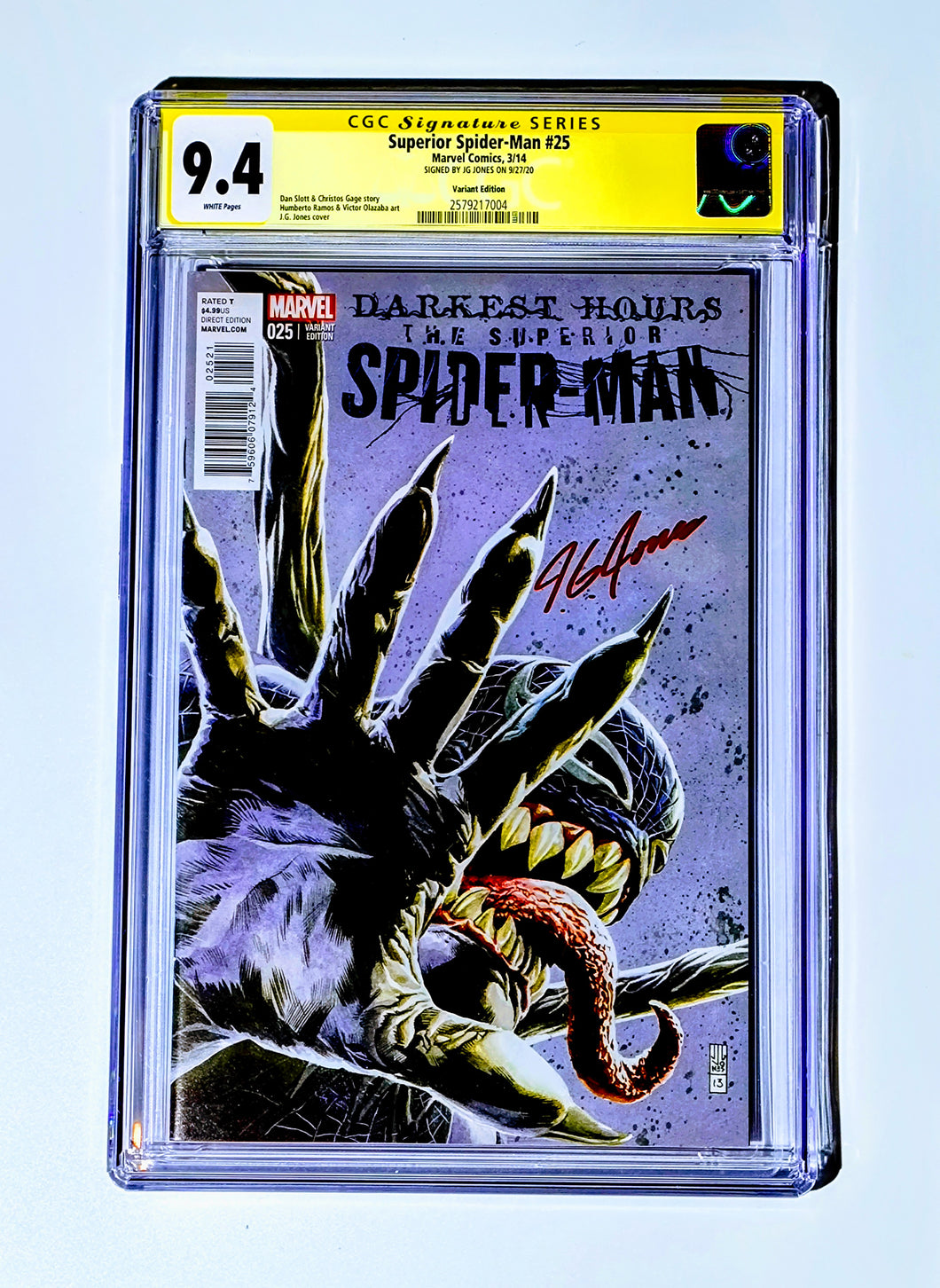 The Superior Spiderman #25 Incentive Variant CGC SS