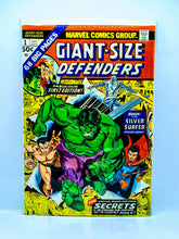 Load image into Gallery viewer, Comic book cover featuring the Hulk and other characters on a blue background
