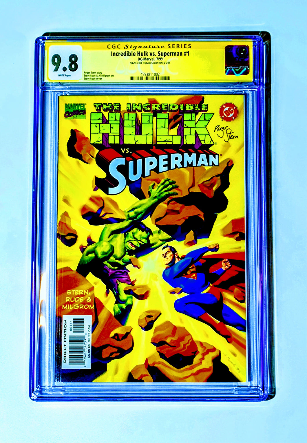The Incredible Hulk VS Superman CGC SS
