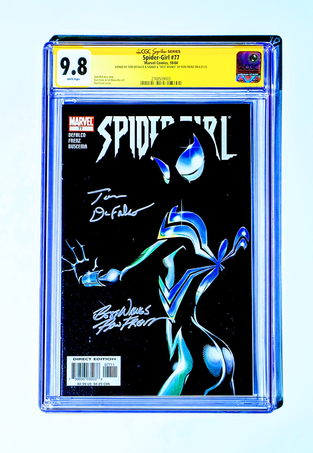 Spidergirl #77 2X's Signed CGC SS