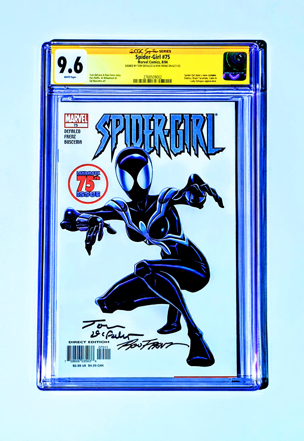 Spider Girl #75 CGC SS 2X'S Signed