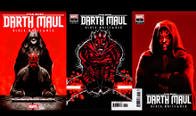 Load image into Gallery viewer, Darth Maul Black, White,&amp; Red Variant Set
