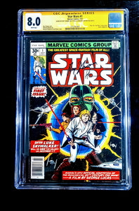 Star Wars #1 CGC 2X signed