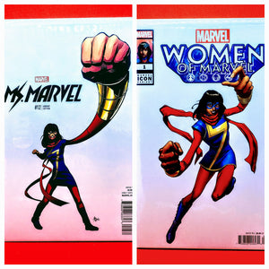 Ms.Marvel #12 1:10 Deodato Variant & Women of Marvel #1 Casseli Variant