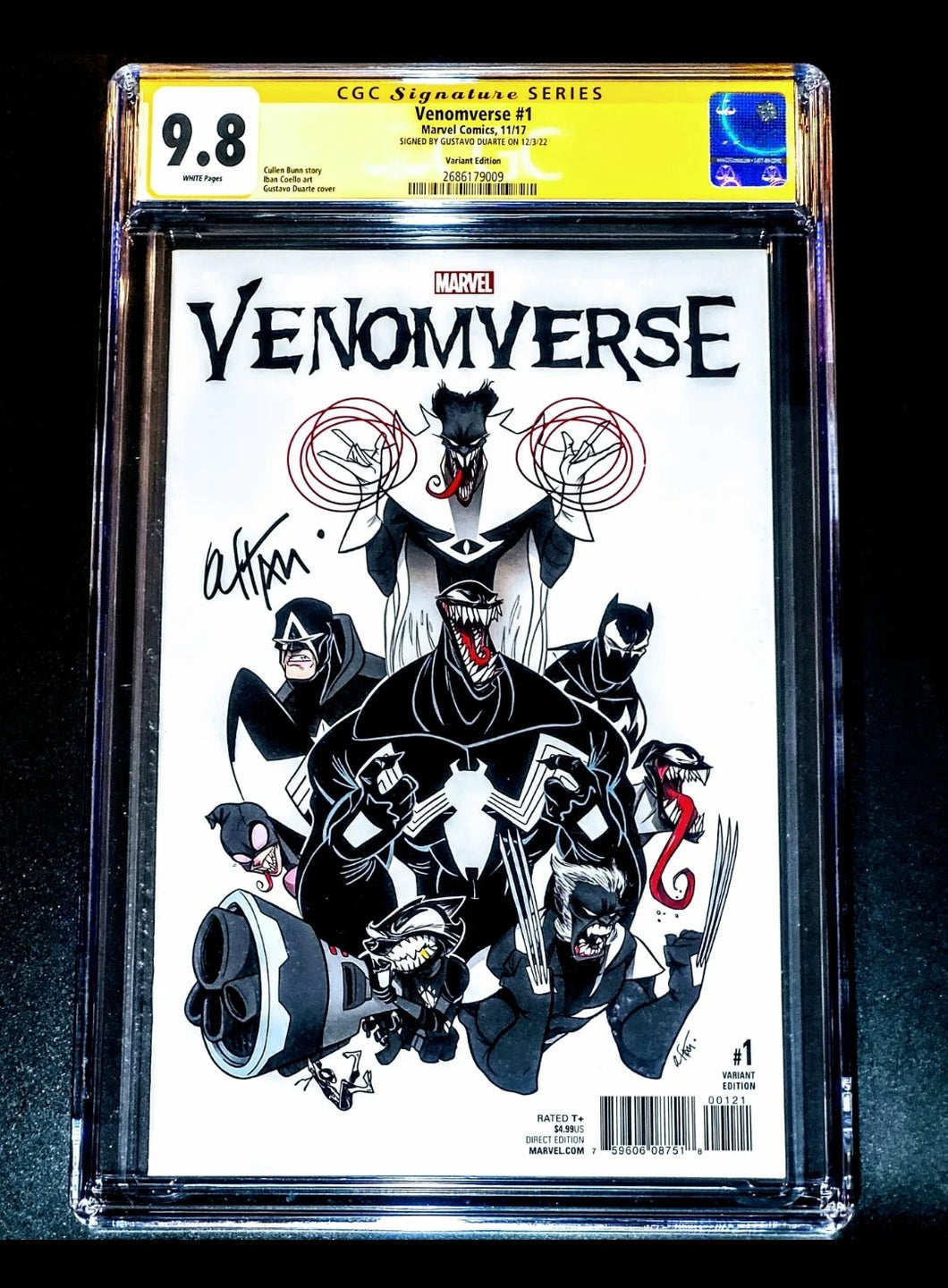 Venomverse #1 Gustavo Duarte Incentive Variant CGC SS